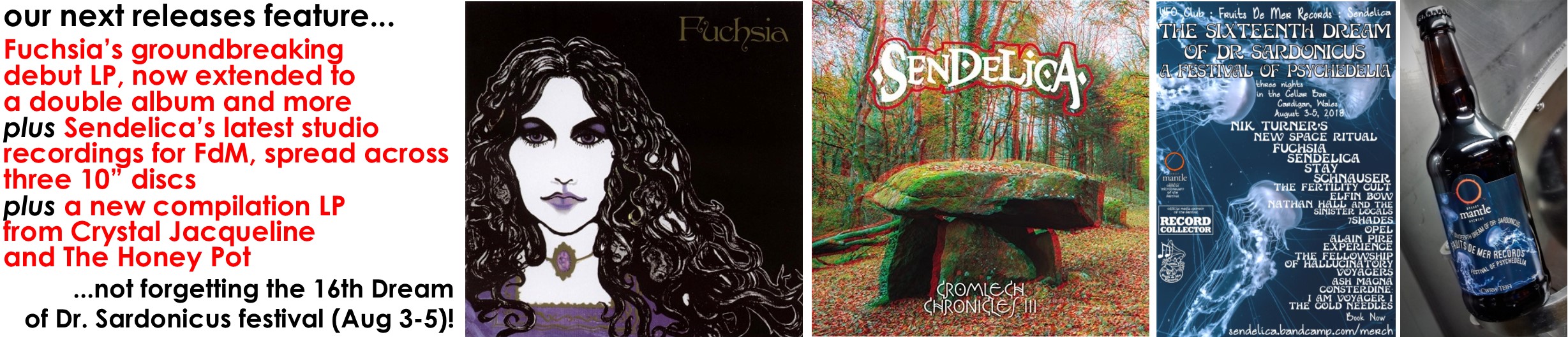 july 2018 releases from Fruits de Mer